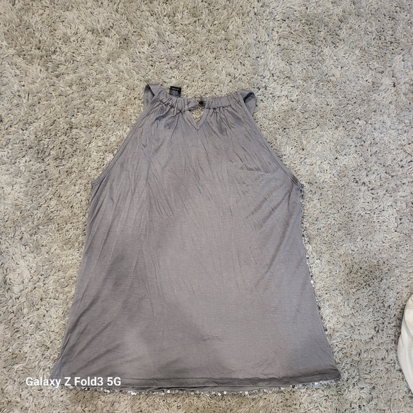 INC sequin tank - Picture 2 of 4